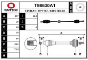 T98630A1 EAI hnací hriadeľ T98630A1 EAI