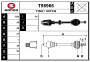 T98966 EAI hnací hriadeľ T98966 EAI