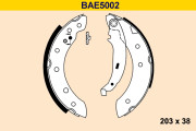 BAE5002 Sada brzdových čelistí BARUM