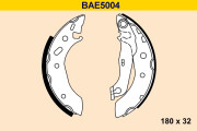 BAE5004 Sada brzdových čelistí BARUM