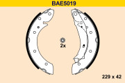 BAE5019 Sada brzdových čelistí BARUM