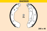 BAE5025 Sada brzdových čelistí BARUM