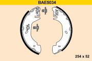 BAE5034 Sada brzdových čelistí BARUM