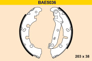 BAE5036 Sada brzdových čelistí BARUM