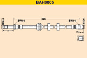 BAH0005 Brzdová hadice BARUM