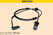 BAV1014 Výstražný kontakt, opotřebení obložení BARUM