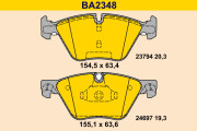 BA2348 BARUM sada brzdových platničiek kotúčovej brzdy BA2348 BARUM