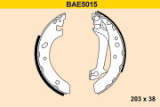 BAE5015 Sada brzdových čelistí BARUM