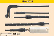 BAV1022 BARUM výstrażný kontakt opotrebenia brzdového oblożenia BAV1022 BARUM