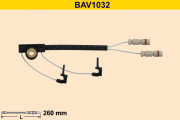 BAV1032 Vystrazny kontakt, opotrebeni oblozeni BARUM