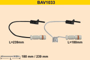 BAV1033 Vystrazny kontakt, opotrebeni oblozeni BARUM