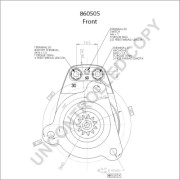 860505GB BOM-Prestolite żtartér 860505GB BOM-Prestolite