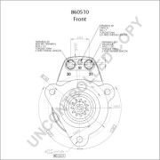 860510GB Startér PRESTOLITE ELECTRIC