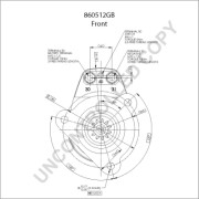 860512GB Startér BOM-Prestolite