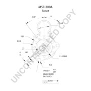 MS7-300A Startér BOM-Prestolite