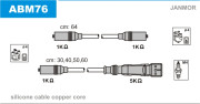 ABM76 JANMOR sada zapaľovacích káblov ABM76 JANMOR
