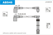 ABS46 Sada kabelů pro zapalování JANMOR