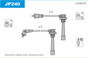 JP240 JANMOR sada zapaľovacích káblov JP240 JANMOR