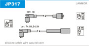 JP317 JANMOR sada zapaľovacích káblov JP317 JANMOR