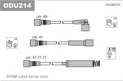 ODU214 JANMOR sada zapaľovacích káblov ODU214 JANMOR