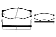 RA.0514.0 Sada brzdových destiček, kotoučová brzda RAICAM
