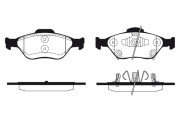 RA.0708.1 Sada brzdových destiček, kotoučová brzda RAICAM