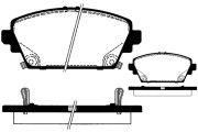 RA.0767.1 Sada brzdových destiček, kotoučová brzda RAICAM