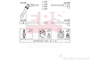 1.501.528 Sada kabelů pro zapalování Made in Italy - OE Equivalent EPS