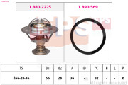 1.880.222 Termostat, chladivo Made in Italy - OE Equivalent EPS