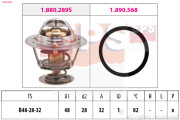 1.880.466 Termostat, chladivo Made in Italy - OE Equivalent EPS