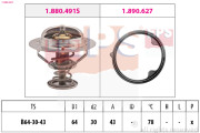 1.880.491 Termostat, chladivo Made in Italy - OE Equivalent EPS