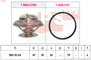 1.880.577 Termostat, chladivo Made in Italy - OE Equivalent EPS