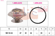 1.880.625 Termostat, chladivo Made in Italy - OE Equivalent EPS