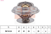 1.880.625S Termostat, chladivo Made in Italy - OE Equivalent EPS