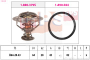 1.880.649 Termostat, chladivo Made in Italy - OE Equivalent EPS