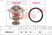 1.880.687 Termostat, chladivo Made in Italy - OE Equivalent EPS