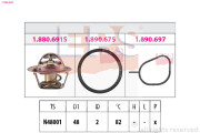 1.880.692 Termostat, chladivo Made in Italy - OE Equivalent EPS