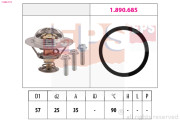 1.880.731 Termostat, chladivo Made in Italy - OE Equivalent EPS