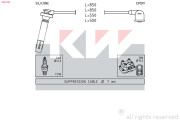 358 106 Sada kabelů pro zapalování Made in Italy - OE Equivalent KW