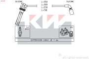 358 249 Sada kabelů pro zapalování Made in Italy - OE Equivalent KW