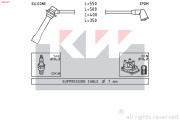 360 231 Sada kabelů pro zapalování Made in Italy - OE Equivalent KW