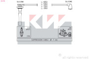 360 709 Sada kabelů pro zapalování Made in Italy - OE Equivalent KW