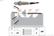 498 235 Lambda sonda Made in Italy - OE Equivalent KW