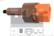 510 282 Spínač brzdového světla Made in Italy - OE Equivalent KW