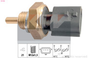 530 365 Snímač, teplota chladiva Made in Italy - OE Equivalent KW