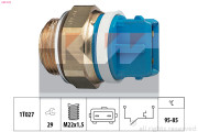 550 122 Teplotní spínač, větrák chladiče Made in Italy - OE Equivalent KW