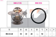 580 213 Termostat, chladivo Made in Italy - OE Equivalent KW