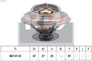 580 256S Termostat, chladivo Made in Italy - OE Equivalent KW