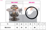 580 483 Termostat, chladivo Made in Italy - OE Equivalent KW