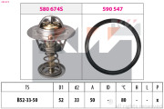 580 674 Termostat, chladivo Made in Italy - OE Equivalent KW